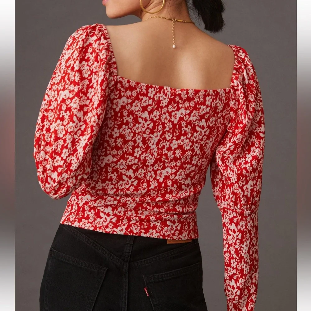 Anthropologie adorable red